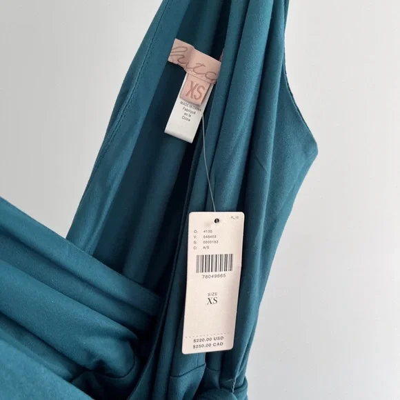 NWT Anthropologie Hutch Fringed-Hem True Wrap Dress size XS - Picture 9 of 11